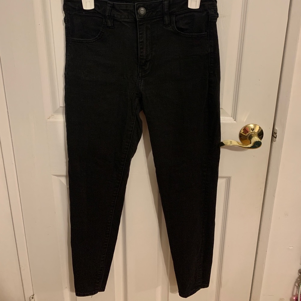 Black American Eagle Ne(x)t Level Stretch Jeans